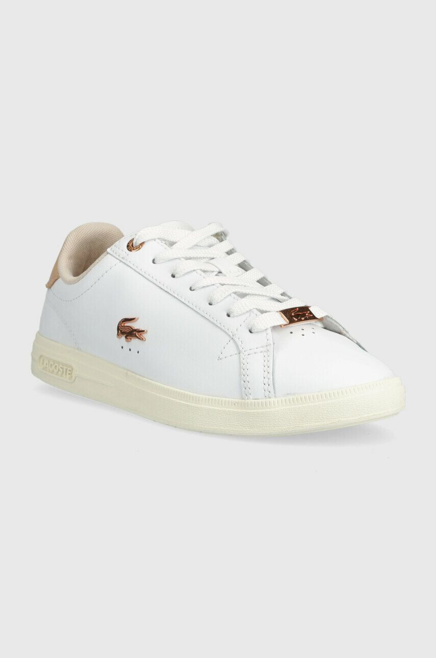 Lacoste Кожени маратонки GRADUATE PRO в бяло 44SFA0062 - Pepit.bg