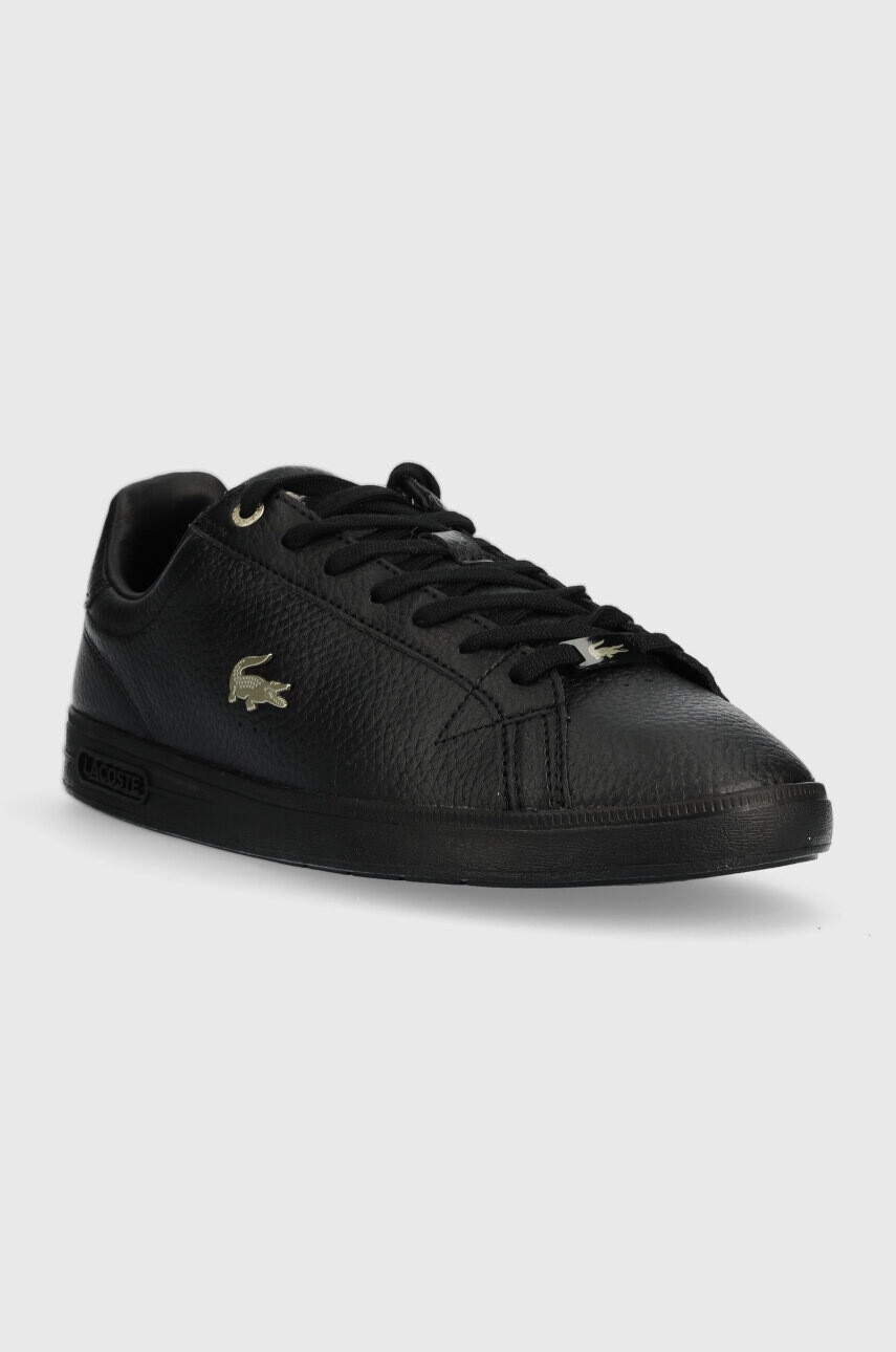 Lacoste Кожени маратонки GRADUATE PRO в черно 45SMA0118 - Pepit.bg