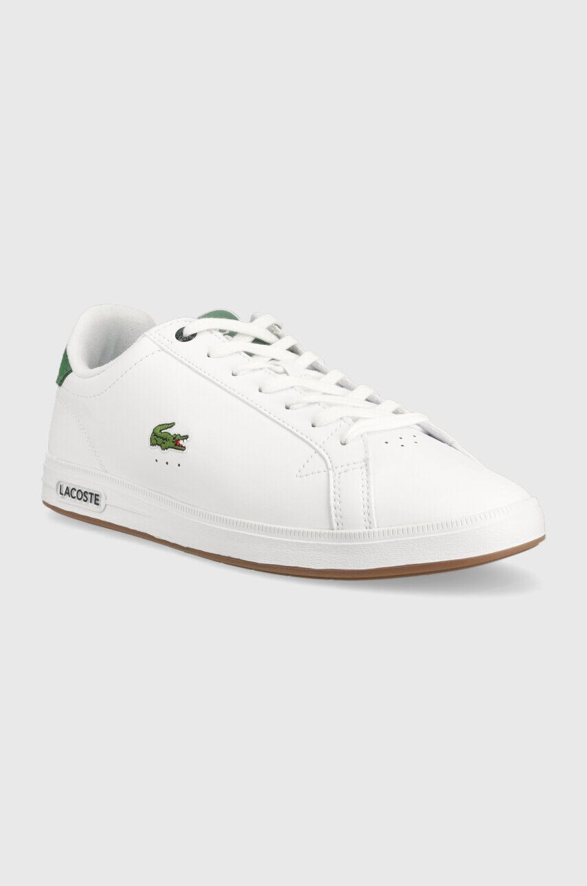 Lacoste Кожени маратонки Graduate Pro Leather Heel Pop Trainers в бяло 45SMA0097 - Pepit.bg