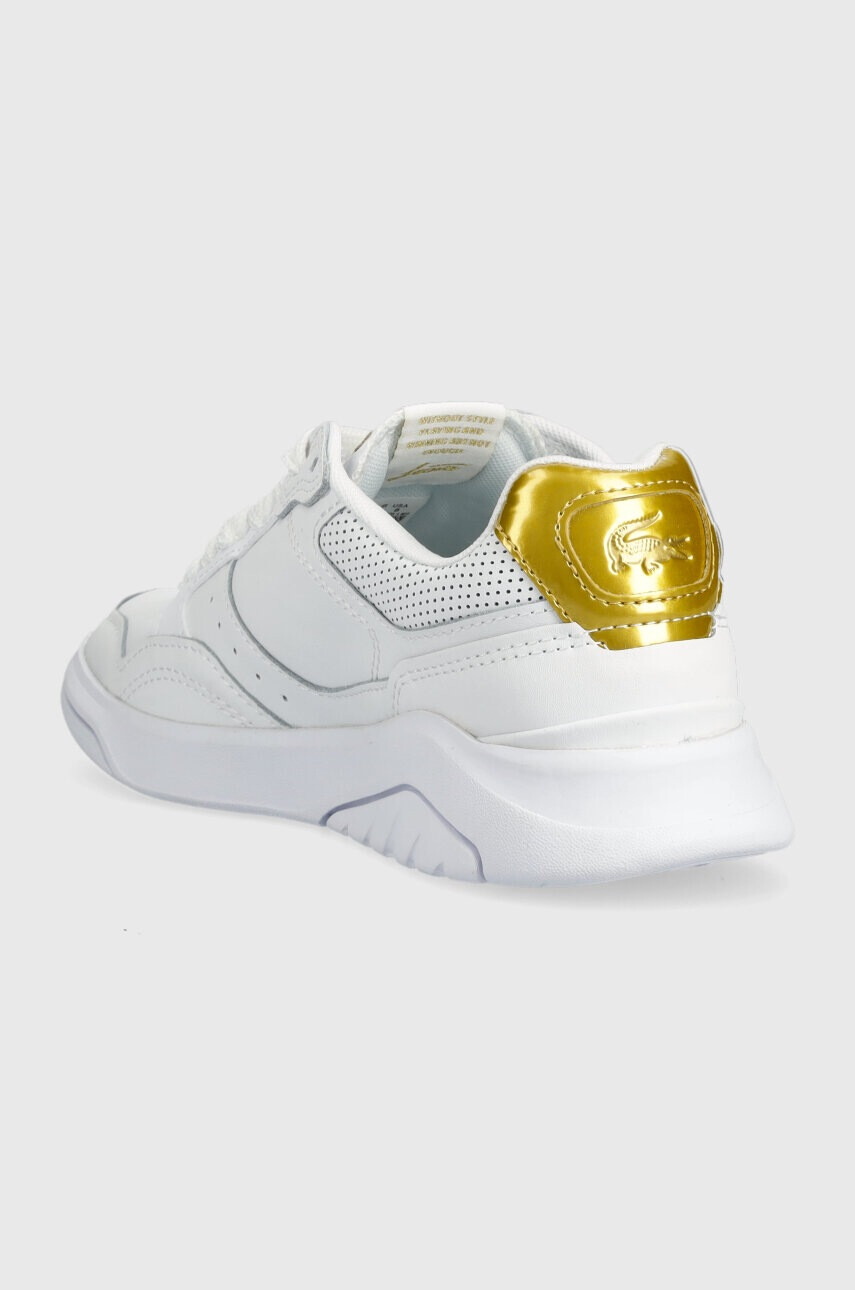 Lacoste Кожени маратонки L-Spin Deluxe в бяло 45SFA0026 - Pepit.bg
