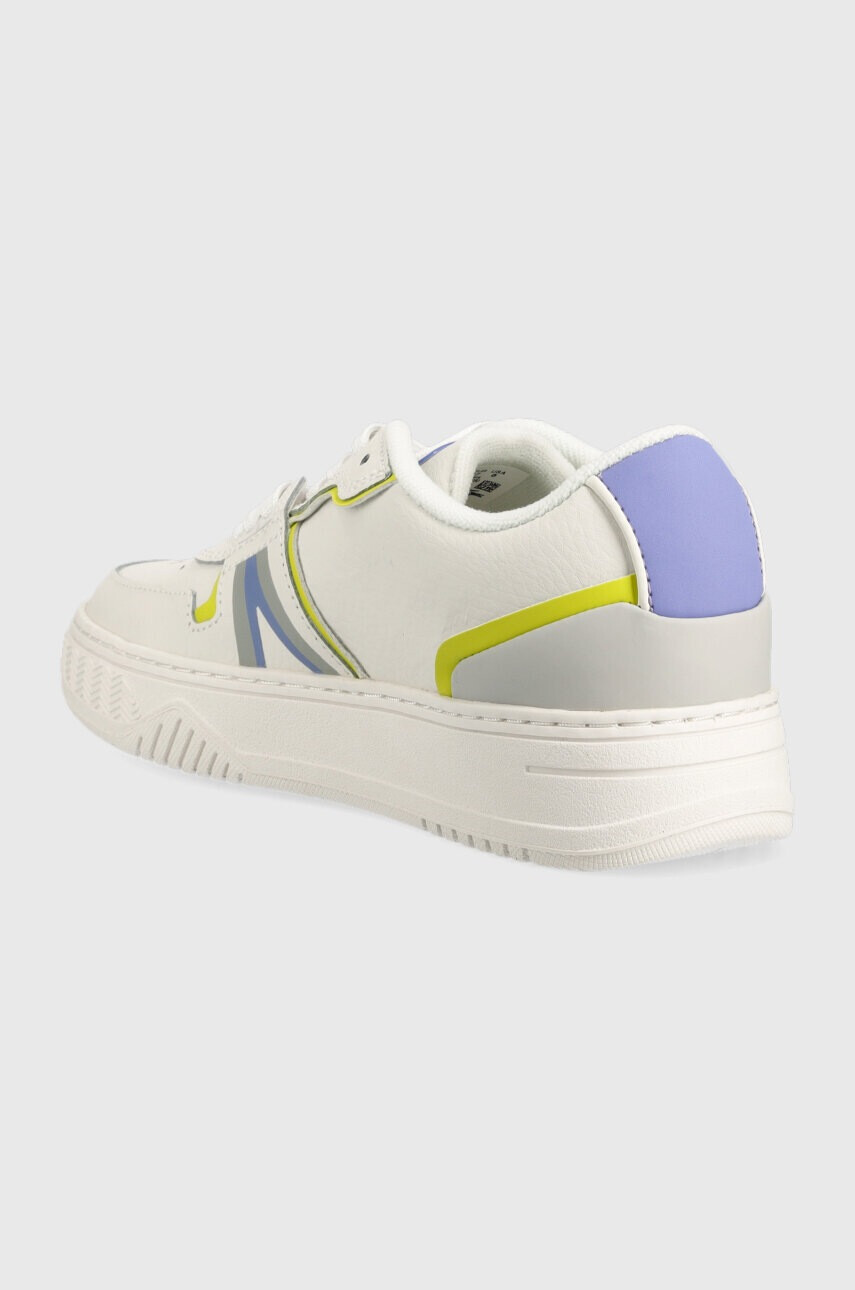 Lacoste Кожени маратонки L001 Leather Popped Heel в бяло 43SFA0074 - Pepit.bg