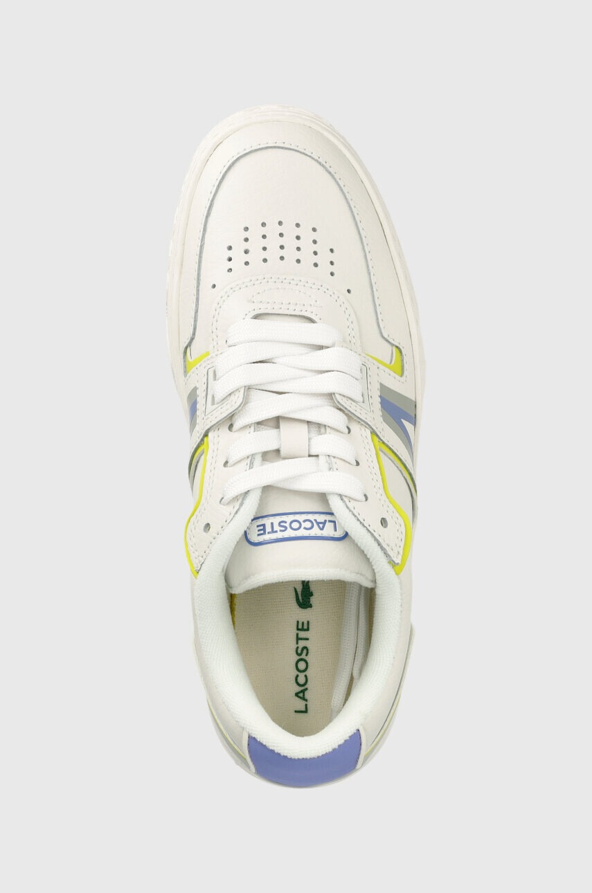 Lacoste Кожени маратонки L001 Leather Popped Heel в бяло 43SFA0074 - Pepit.bg