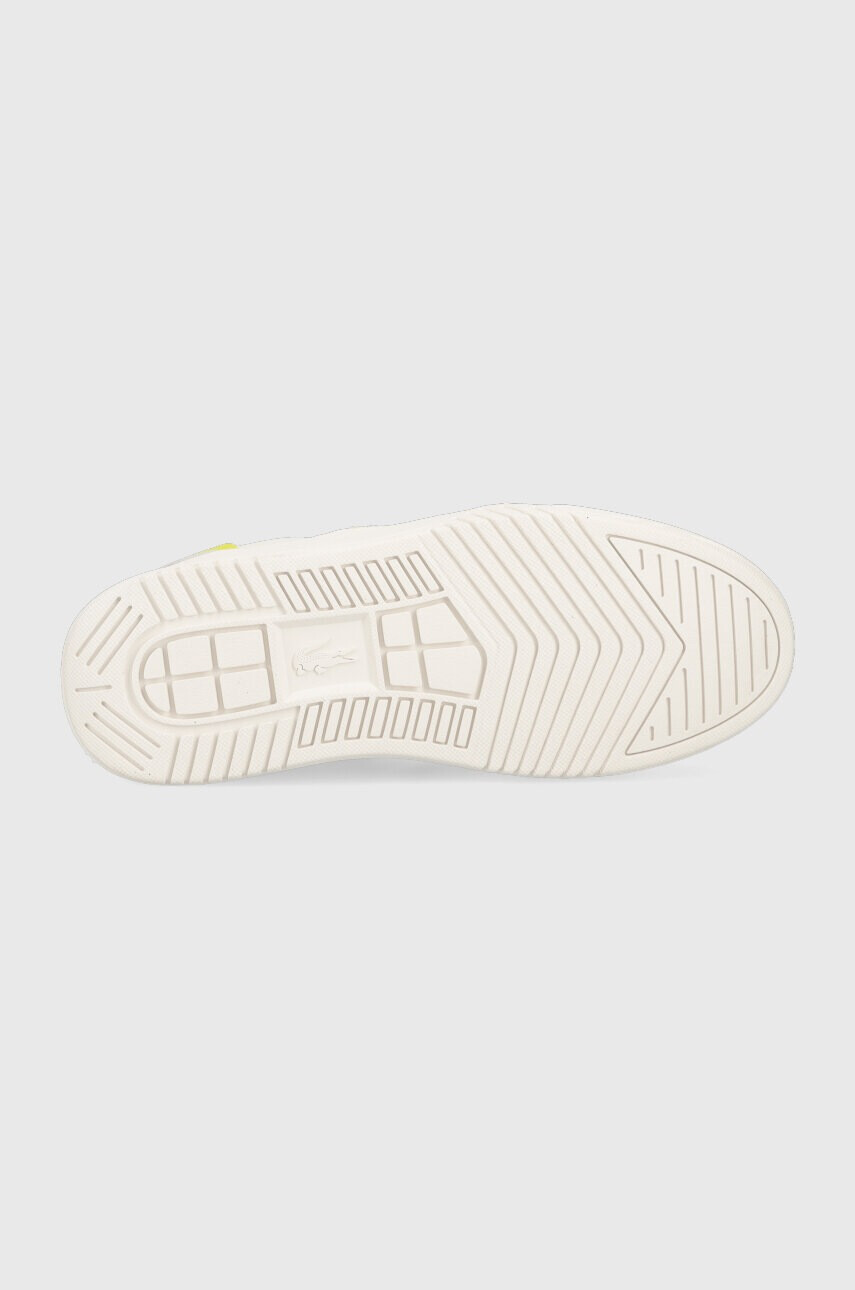 Lacoste Кожени маратонки L001 Leather Popped Heel в бяло 43SFA0074 - Pepit.bg
