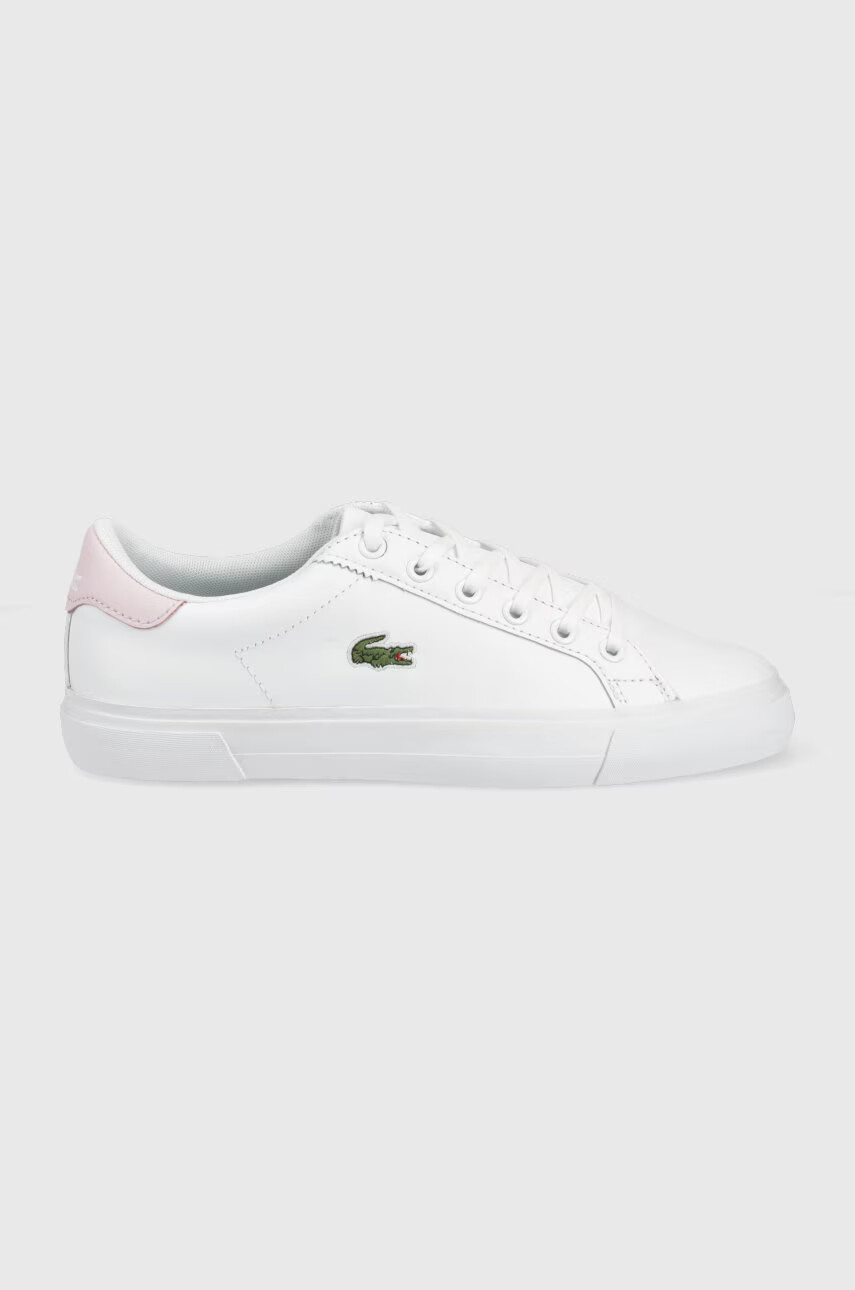 Lacoste Кожени маратонки Lerond Plus 0722 1 в бяло - Pepit.bg