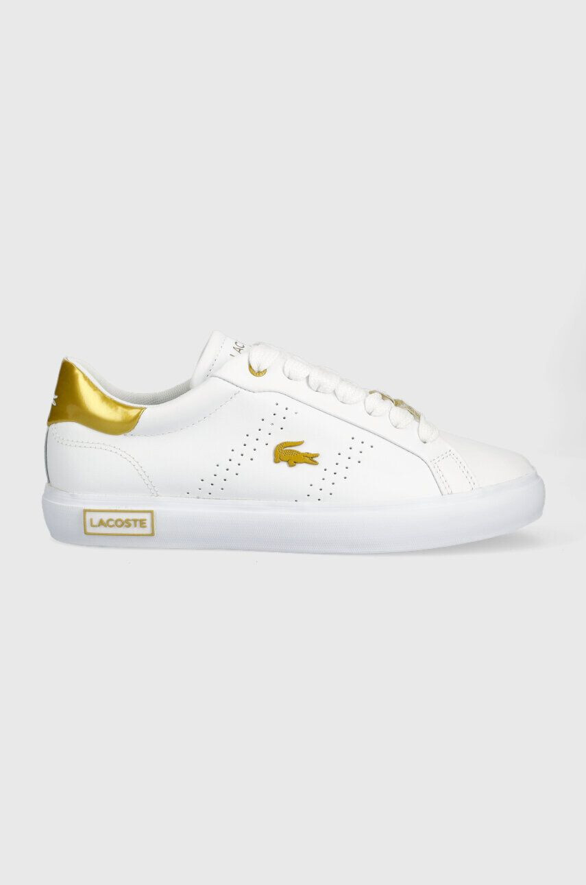 Lacoste Кожени маратонки Powercourt 2.0 в бяло 45SFA0034 - Pepit.bg