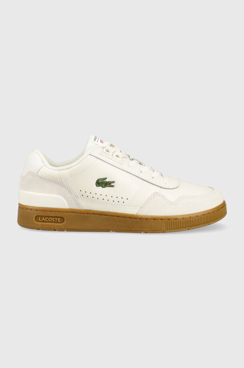 Lacoste Кожени маратонки x Netflix T-Clip Leather Trainers в бежово 45SMA0134 - Pepit.bg