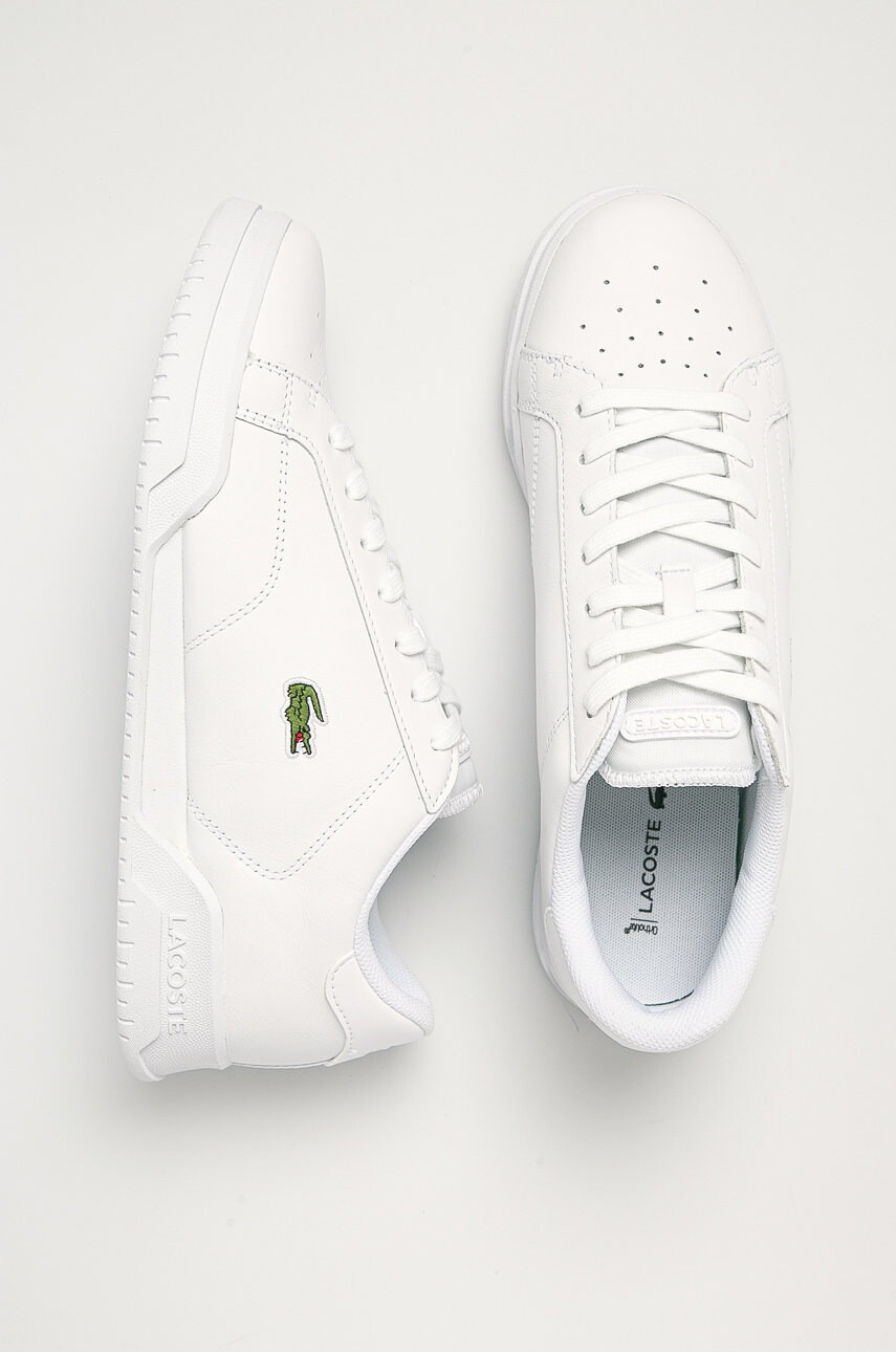 Lacoste Кожени обувки в бяло - Pepit.bg