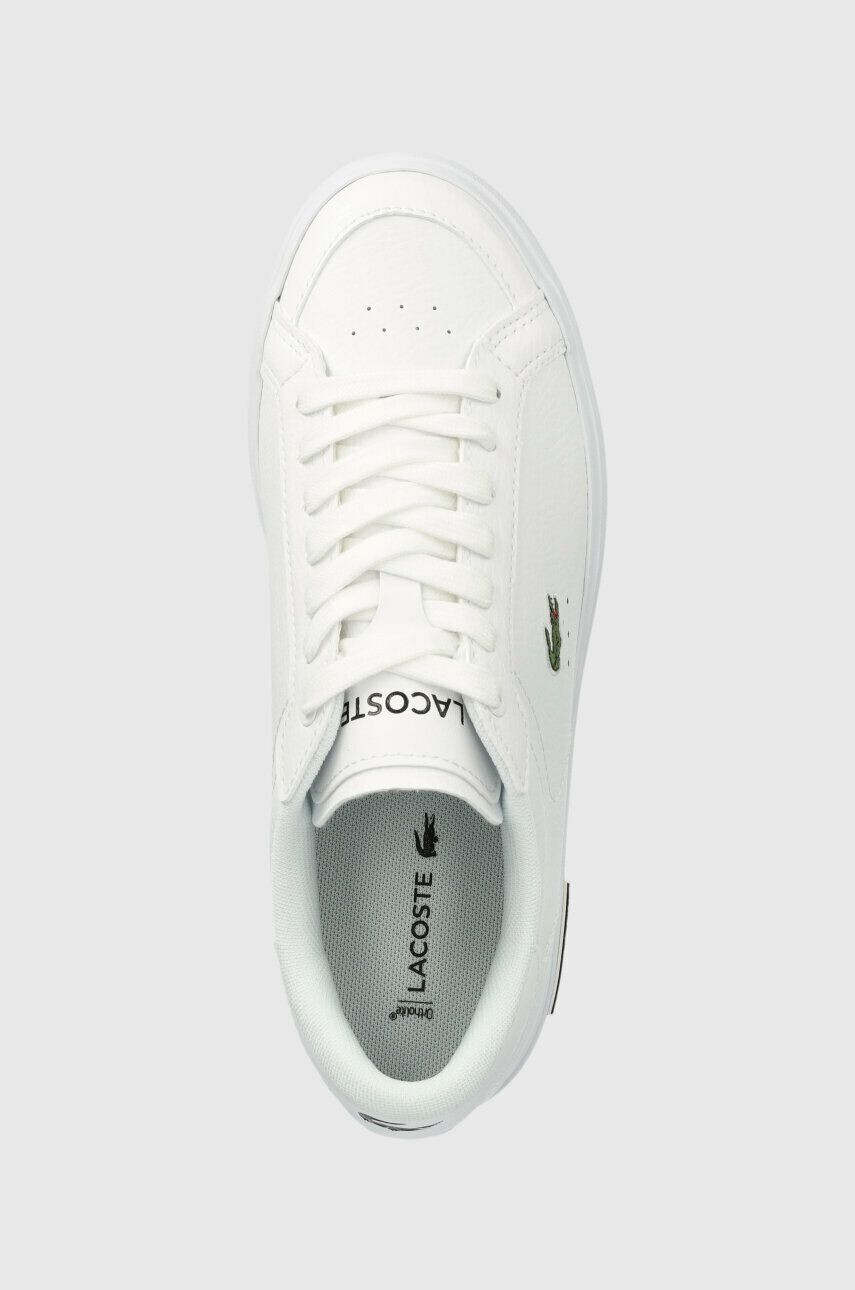 Lacoste Маратонки POWERCOURT в бяло 44SFA0077 - Pepit.bg