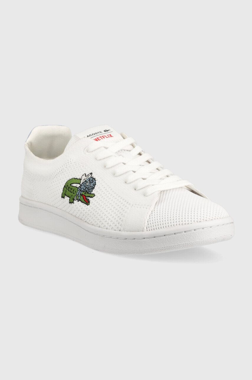 Lacoste Маратонки x Bridgerton Carnaby Piquee в бяло 45SFA0095 - Pepit.bg