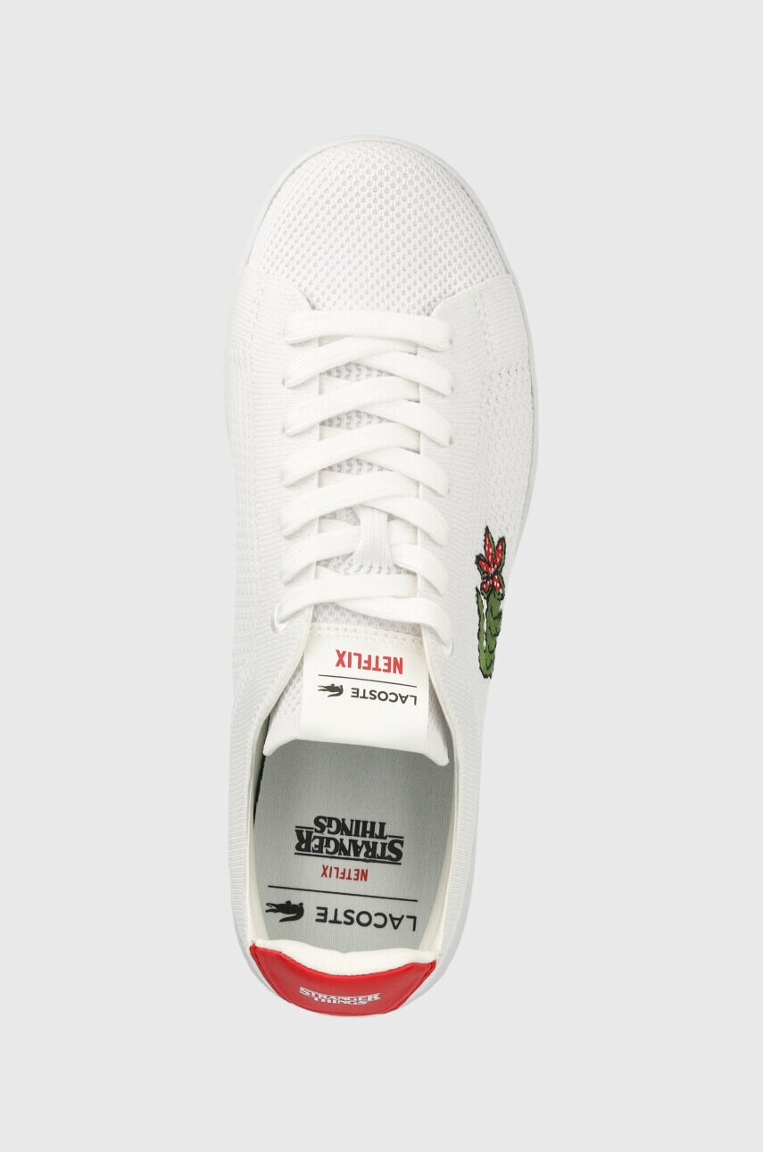 Lacoste Маратонки x Stranger Things Carnaby Piquee в бяло 45SFA0098 - Pepit.bg