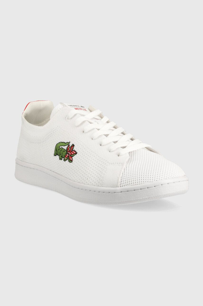 Lacoste Маратонки x Stranger Things Carnaby Piquee в бяло 45SMA0133 - Pepit.bg