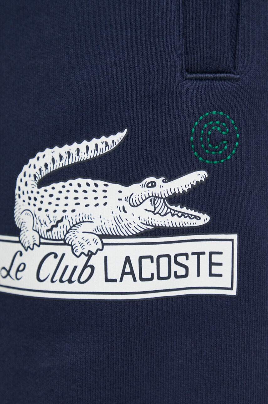 Lacoste Памучен къс панталон в тъмносиньо - Pepit.bg