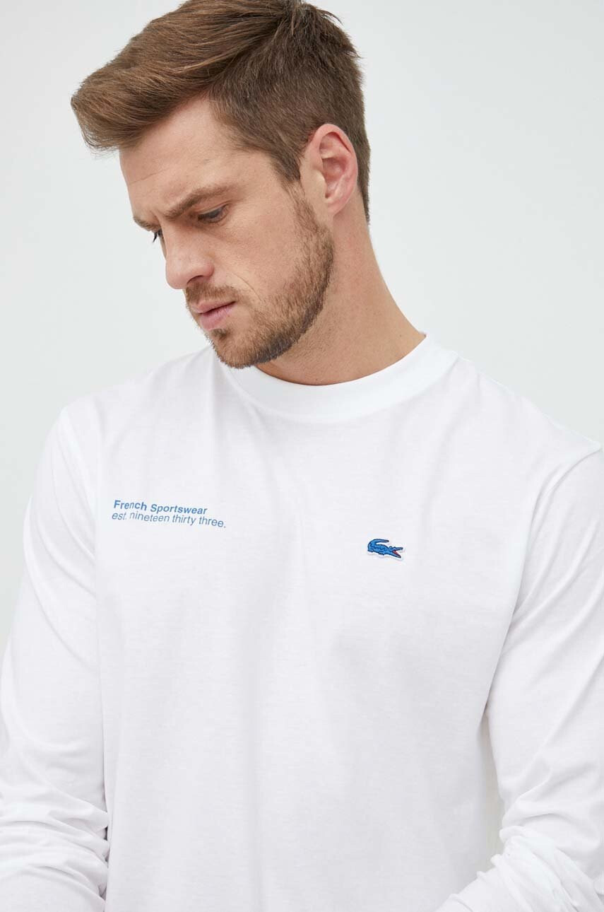 Lacoste Памучна блуза с дълги ръкави - Pepit.bg