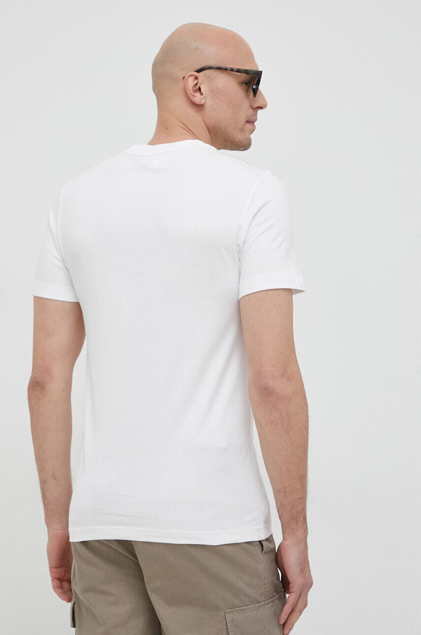 Lacoste Памучна тениска в бяло с принт - Pepit.bg