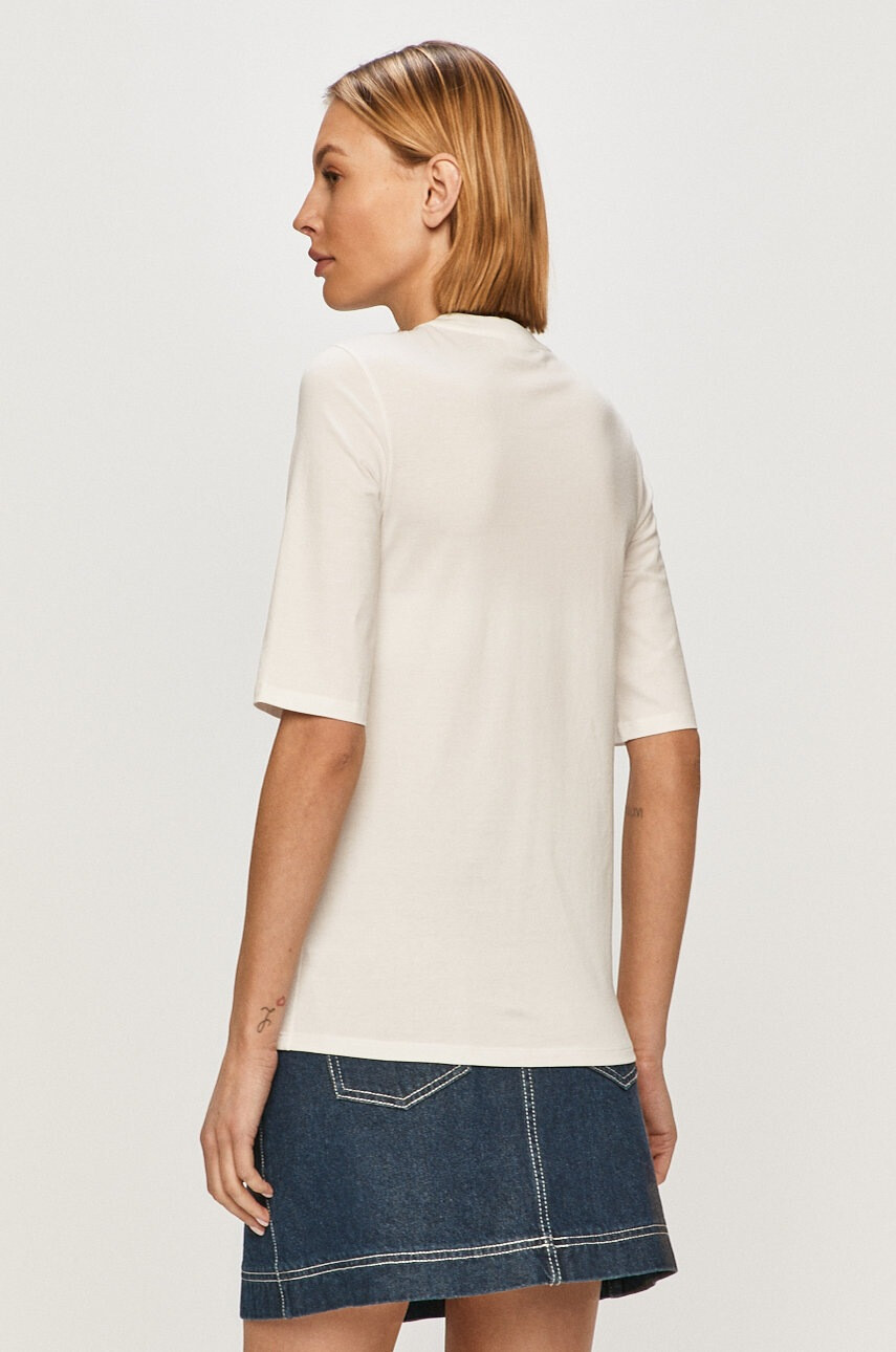 Lacoste Памучна тениска в бяло - Pepit.bg