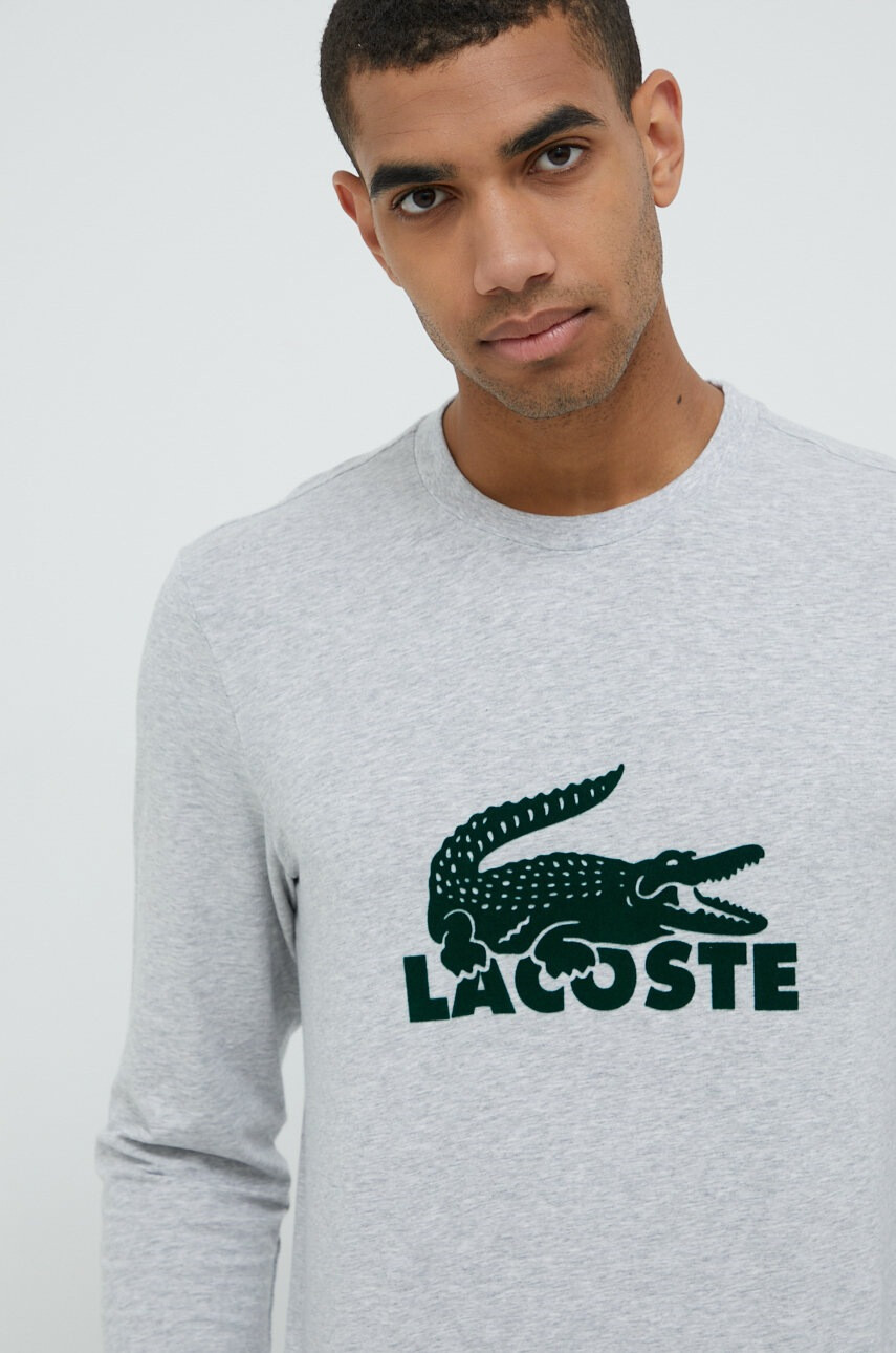 Lacoste Пижама мъжка с изчистен дизайн - Pepit.bg