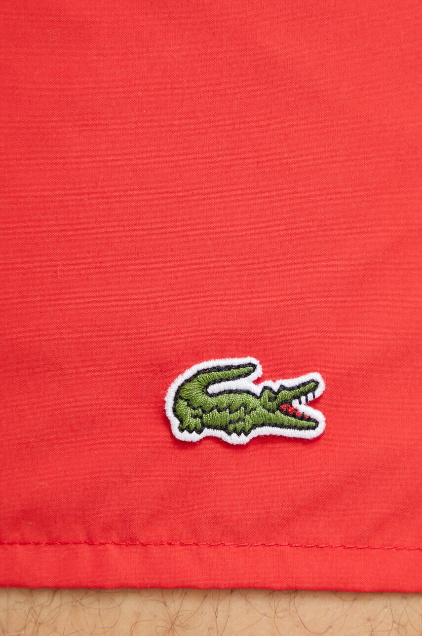 Lacoste Плувни шорти в червено - Pepit.bg