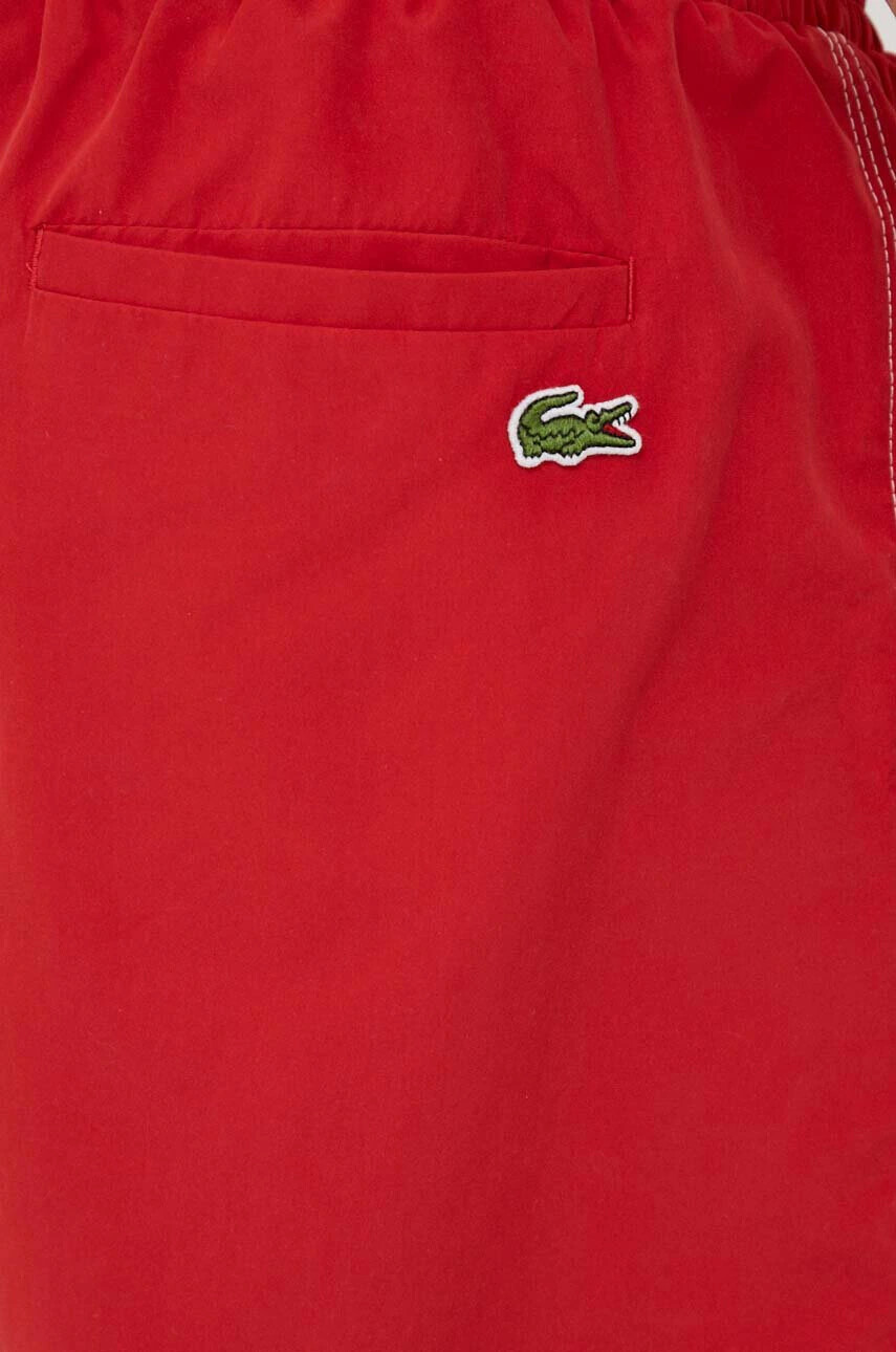Lacoste Плувни шорти в червено - Pepit.bg