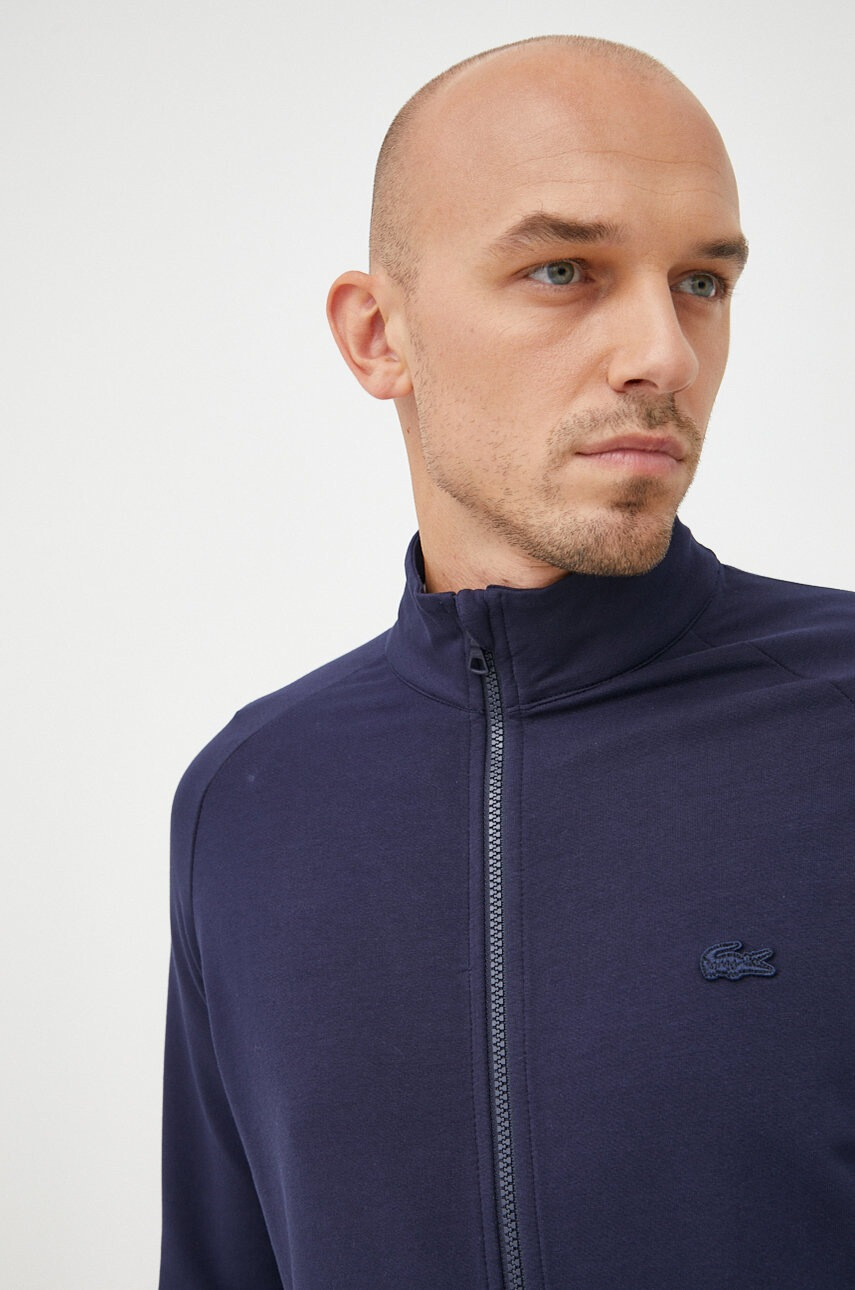 Lacoste Суичър в тъмносиньо с изчистен дизайн - Pepit.bg