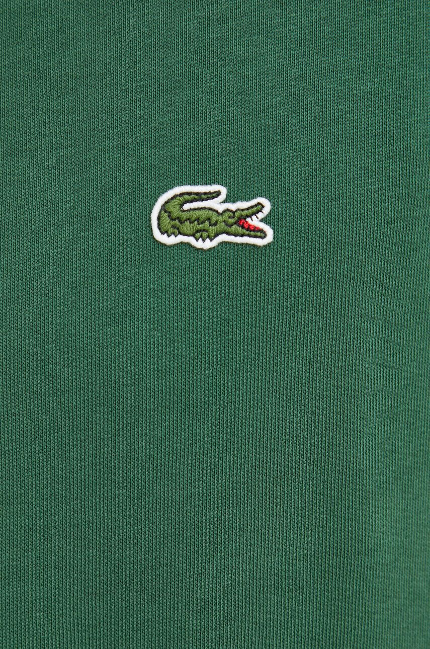 Lacoste Суичър в зелено с изчистен дизайн - Pepit.bg