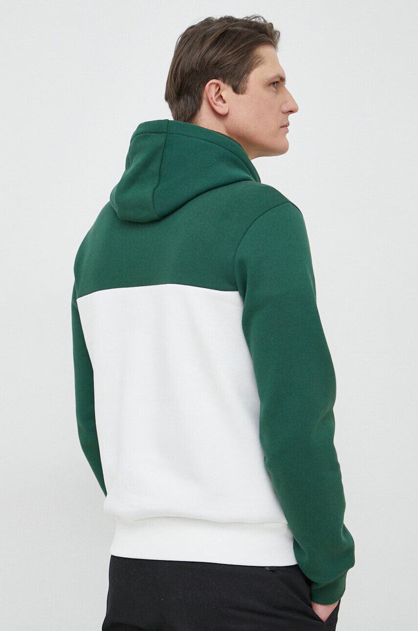 Lacoste Суичър в зелено с качулка с десен - Pepit.bg