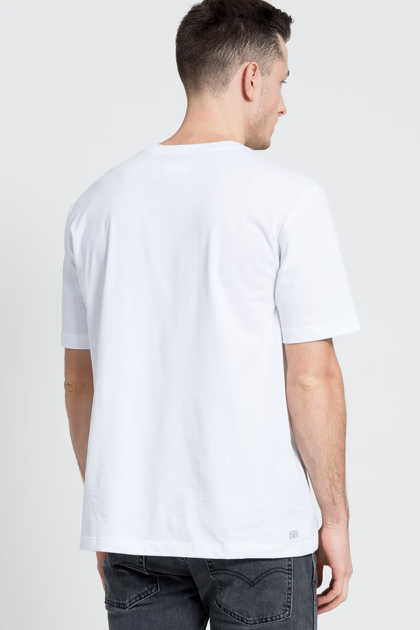 Lacoste Тениска в бяло с изчистен дизайн - Pepit.bg