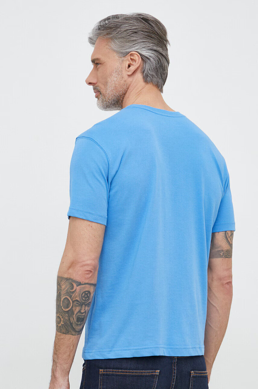 Lacoste Тениска в синьо с изчистен дизайн - Pepit.bg