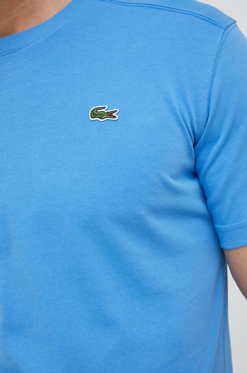 Lacoste Тениска в синьо с изчистен дизайн - Pepit.bg