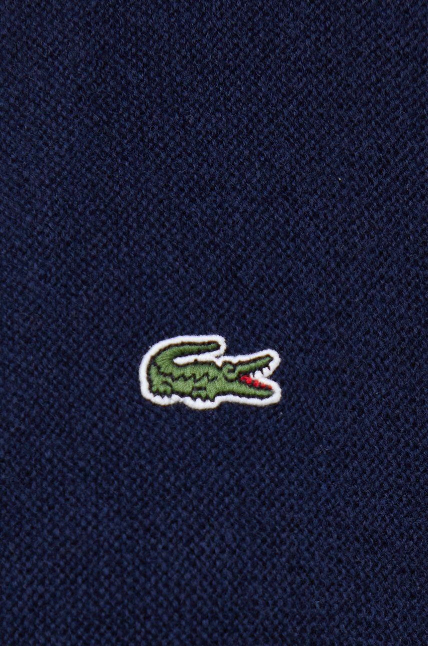 Lacoste Вълнена жилетка в тъмносиньо от лека материя - Pepit.bg