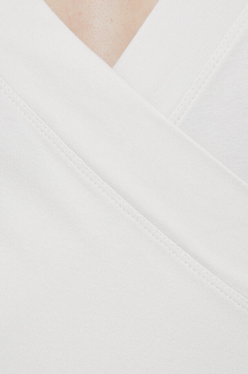 Lauren Ralph Lauren Блуза в бежово с изчистен дизайн - Pepit.bg