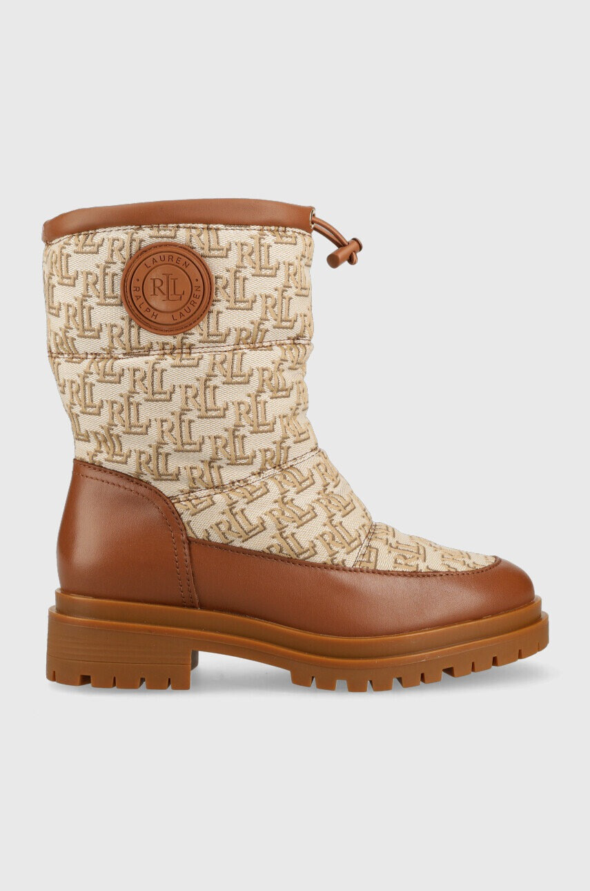 Lauren Ralph Lauren Боти Coree в кафяво 802882382002 - Pepit.bg