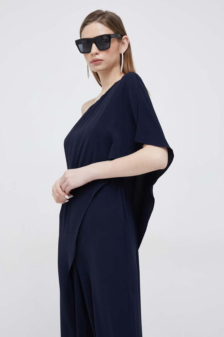 Lauren Ralph Lauren Гащеризон в тъмносиньо с голи рамене - Pepit.bg