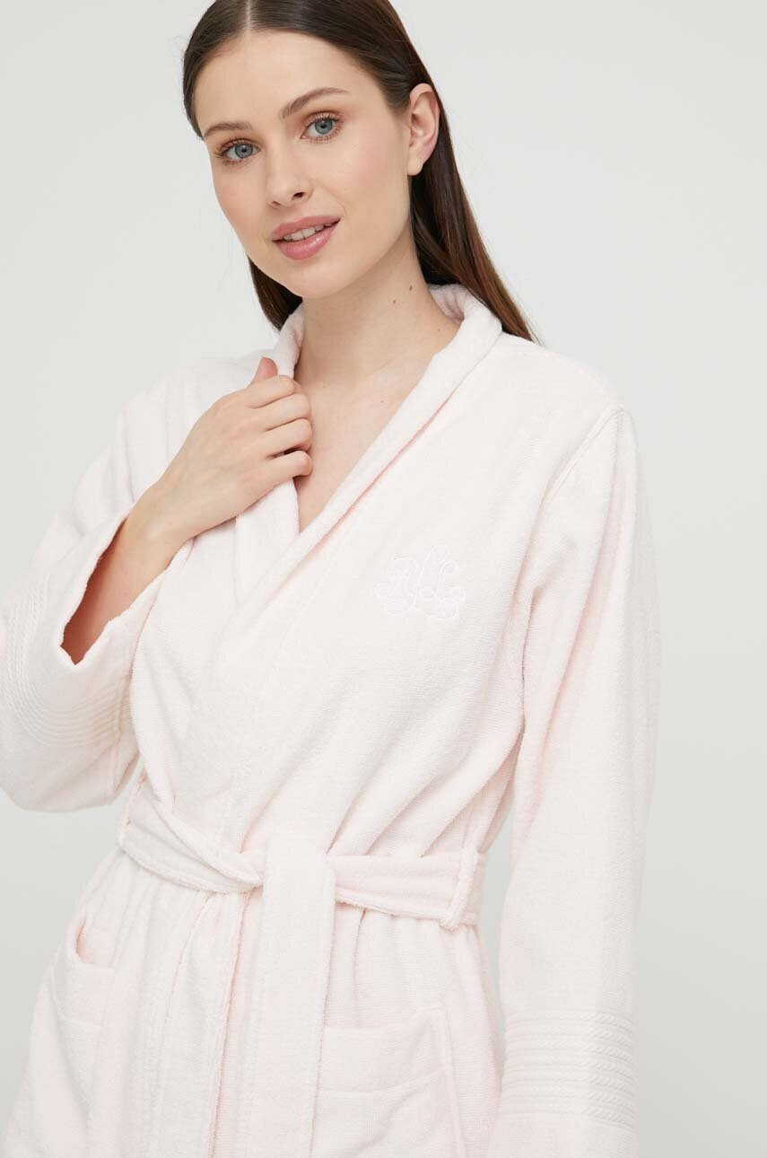 Lauren Ralph Lauren Халат в розово - Pepit.bg