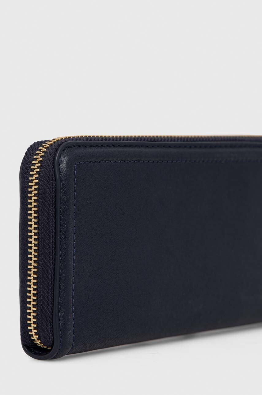 Lauren Ralph Lauren Кожен портфейл дамски в тъмносиньо - Pepit.bg