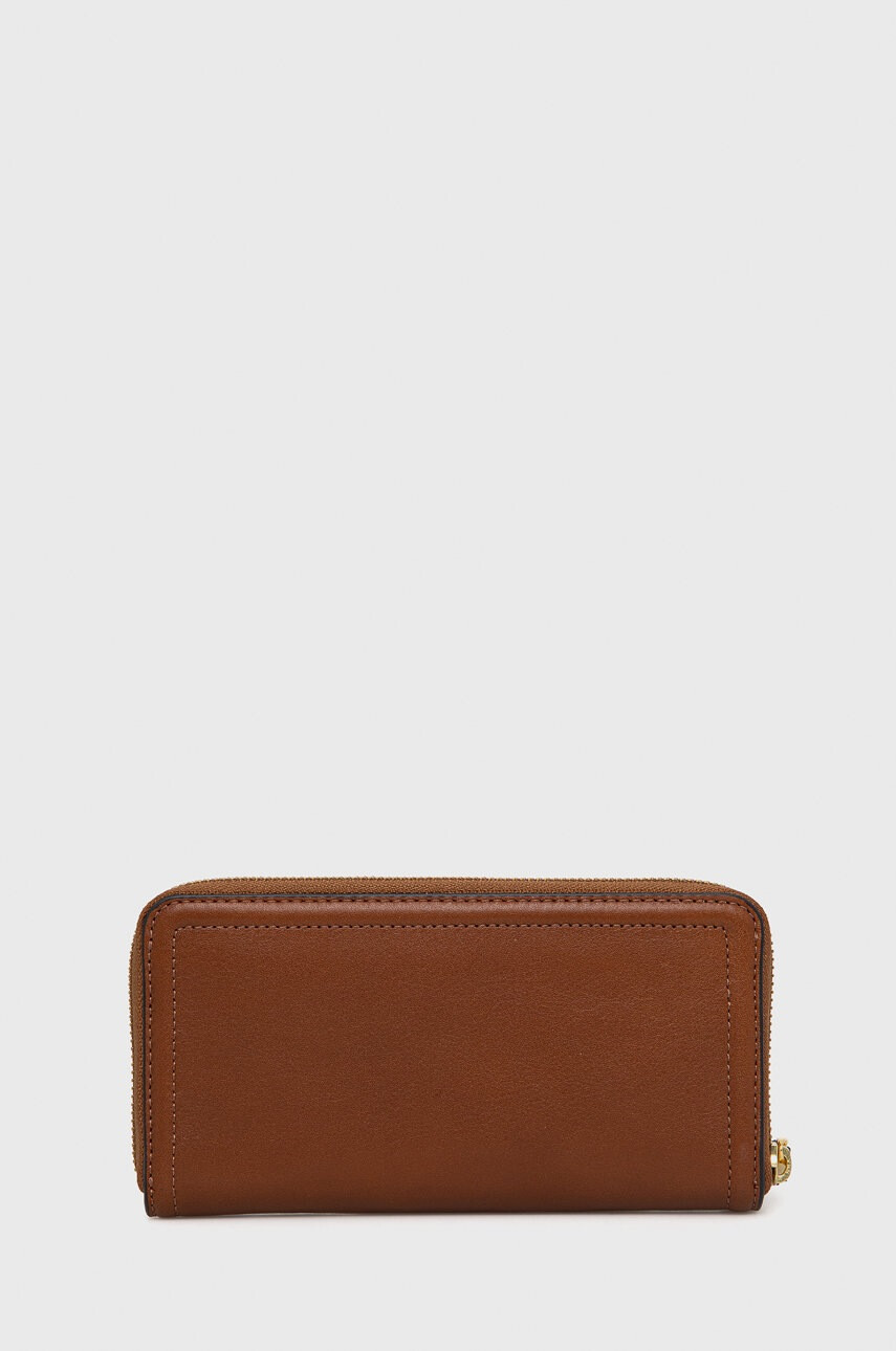 Lauren Ralph Lauren Кожен портфейл дамски в кафяво - Pepit.bg
