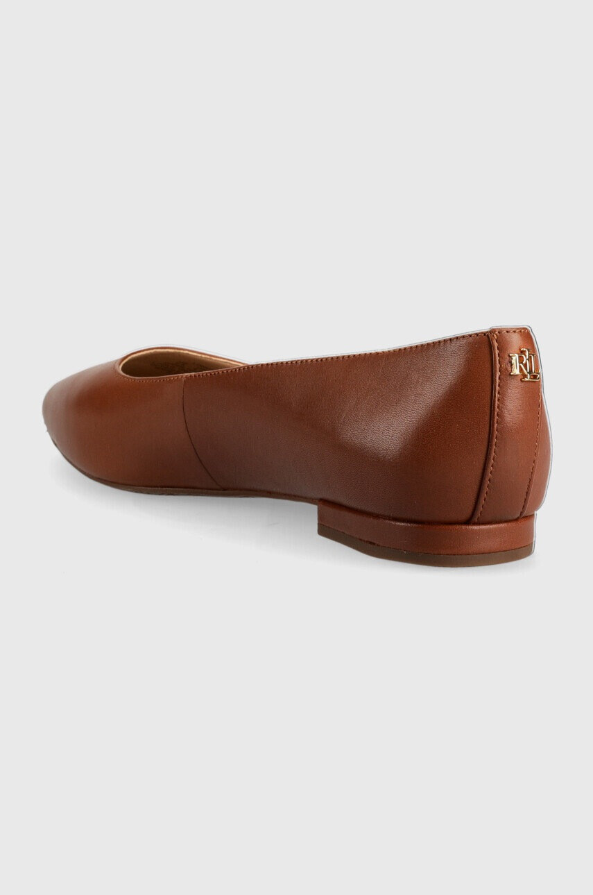 Lauren Ralph Lauren Кожени балеринки Londyn в кафяво 802862706002 - Pepit.bg