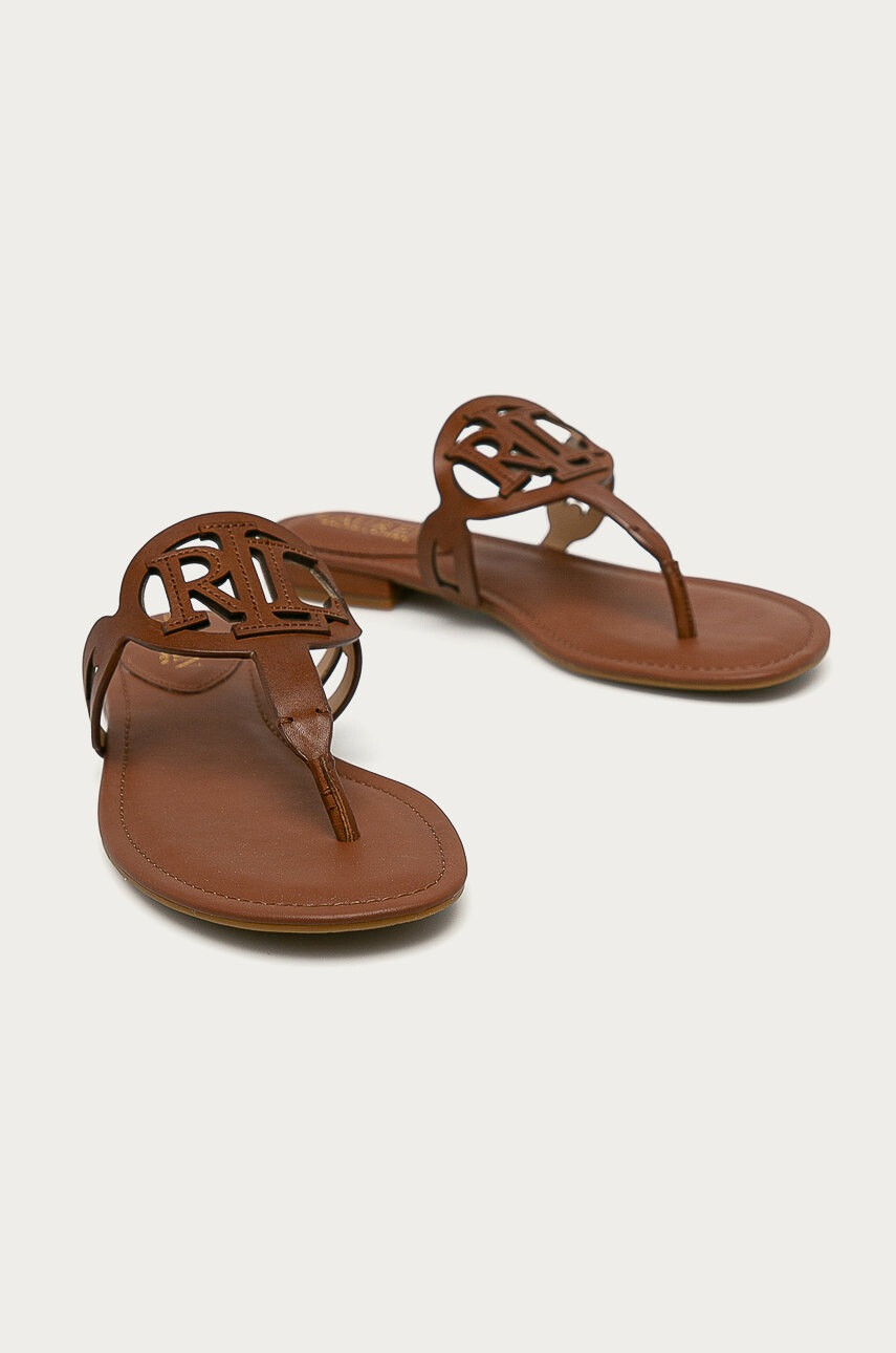 Lauren Ralph Lauren Кожени джапанки - Pepit.bg
