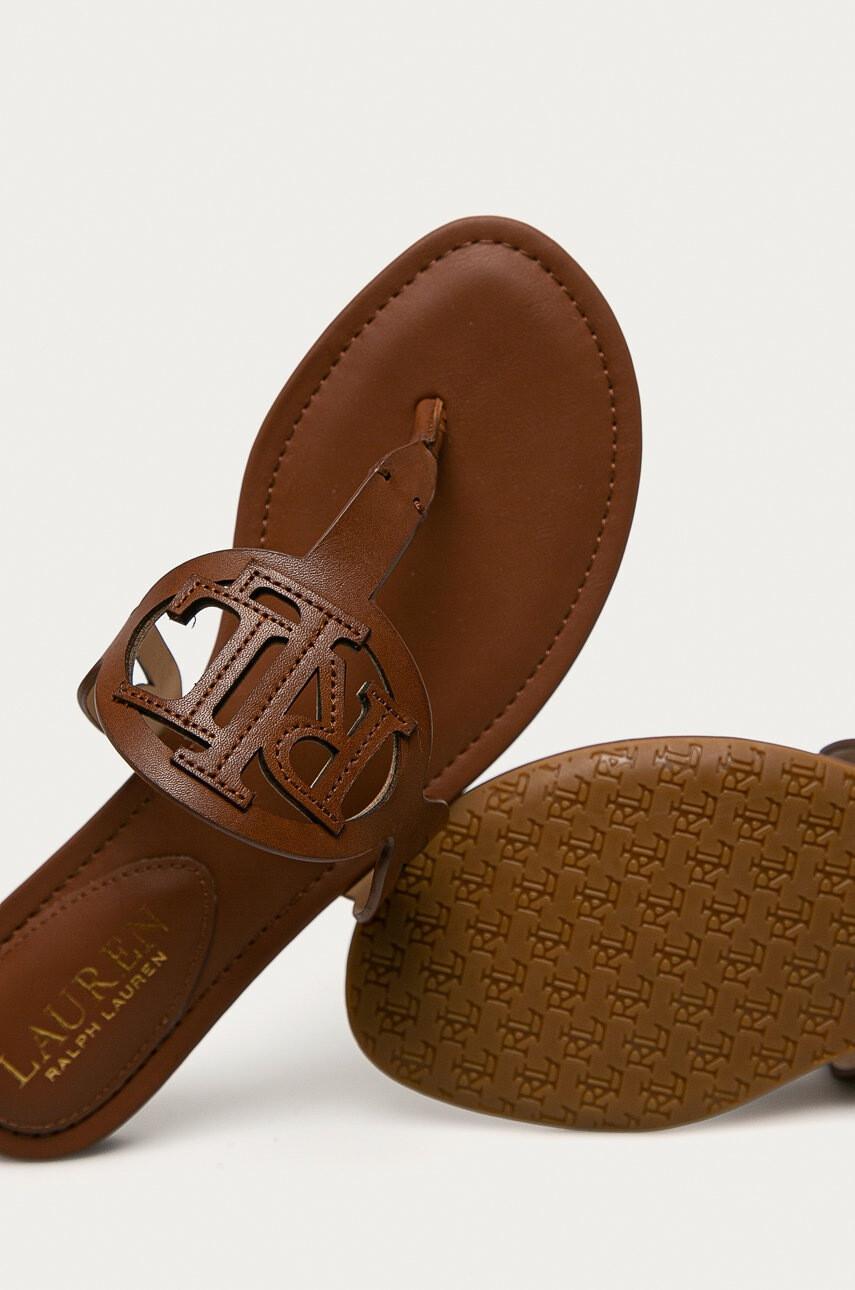 Lauren Ralph Lauren Кожени джапанки - Pepit.bg