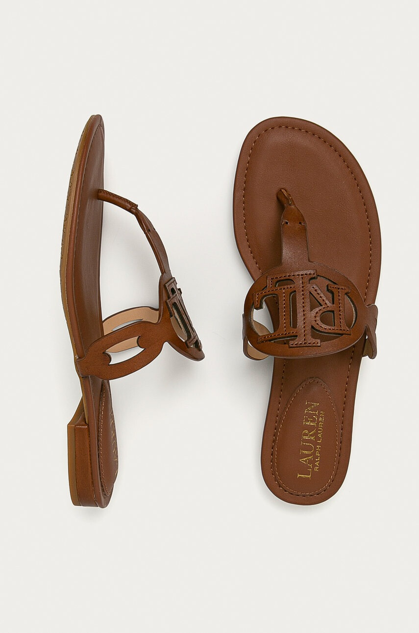 Lauren Ralph Lauren Кожени джапанки - Pepit.bg