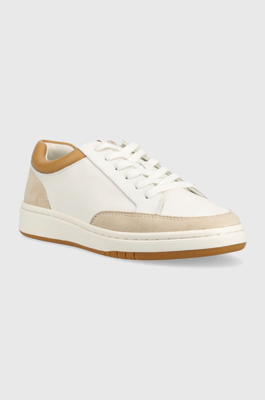 Lauren Ralph Lauren Кожени маратонки в бяло 802891470001 - Pepit.bg