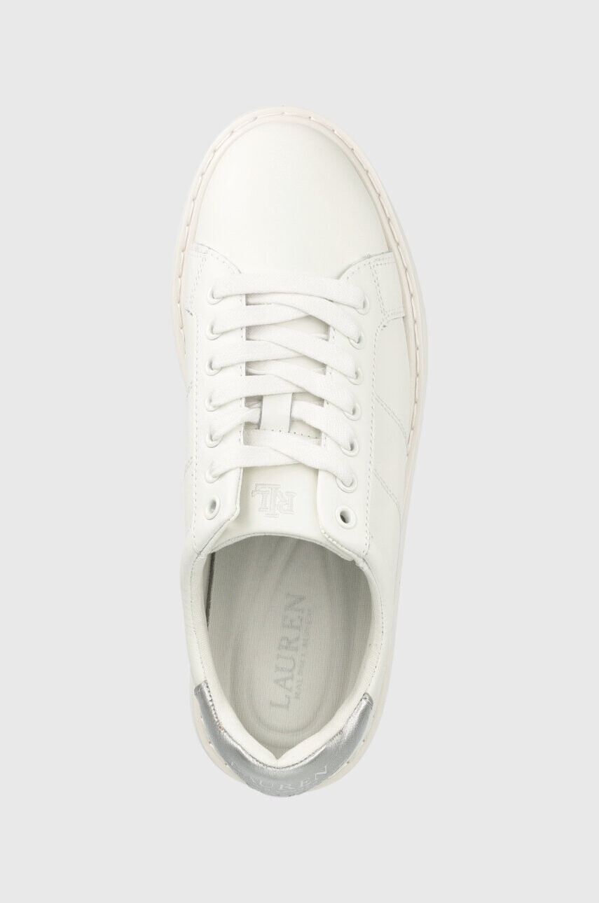Lauren Ralph Lauren Кожени маратонки Angeline в бяло 802904945001 - Pepit.bg