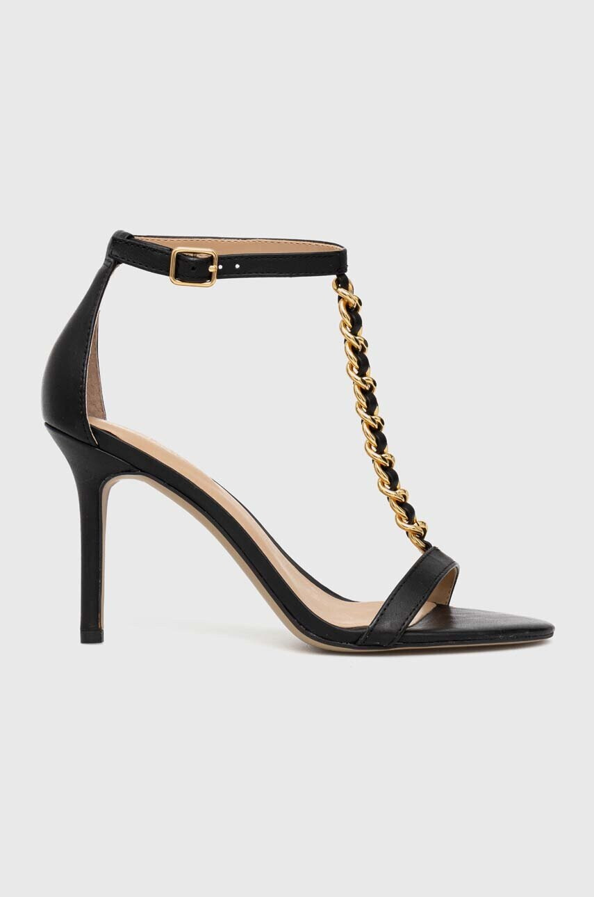 Lauren Ralph Lauren Кожени сандали KATE в черно 802884093001 - Pepit.bg