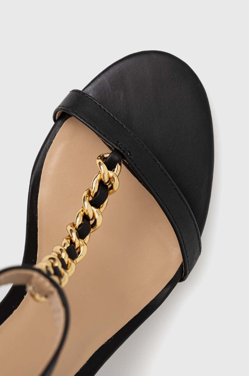Lauren Ralph Lauren Кожени сандали KATE в черно 802884093001 - Pepit.bg