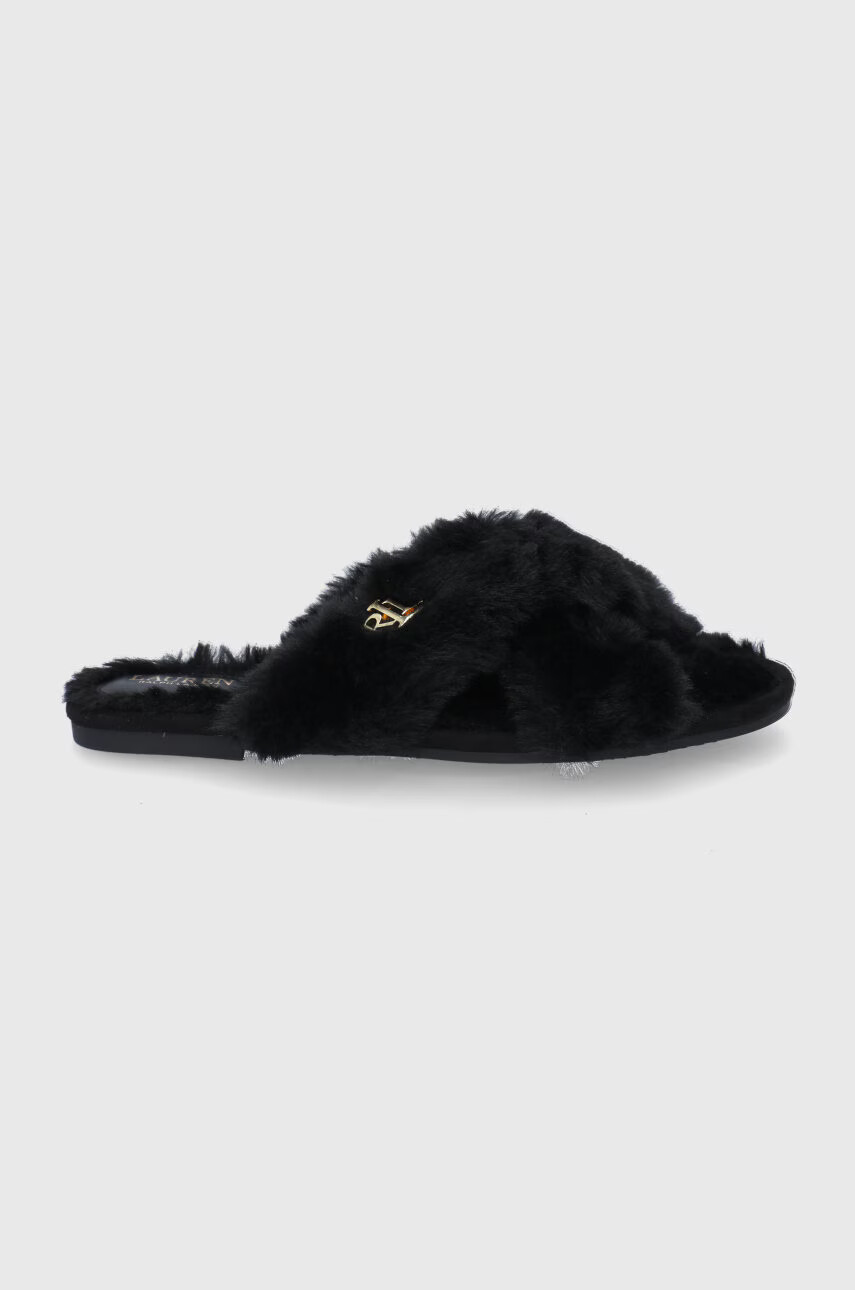 Lauren Ralph Lauren Пантофи Sydni в черно 802851160002 - Pepit.bg