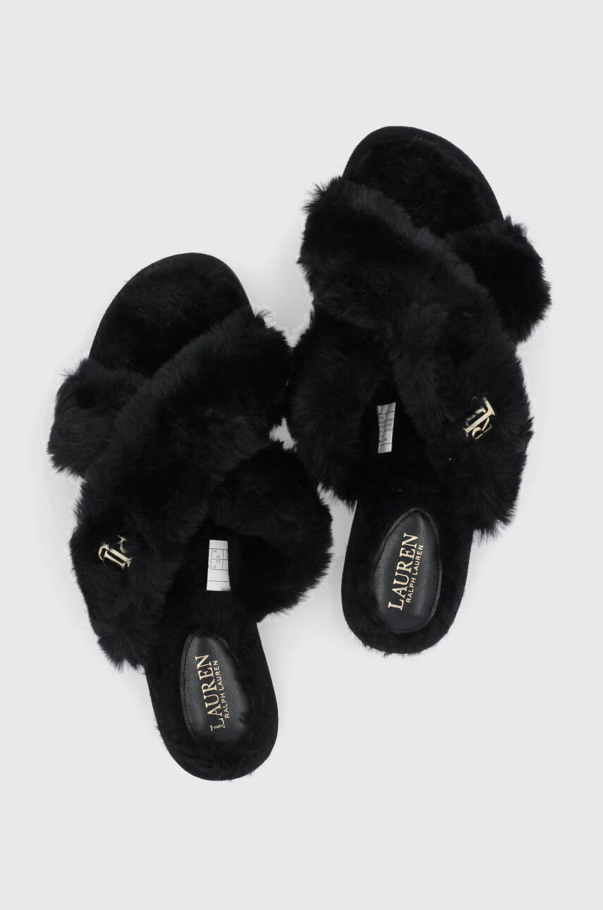 Lauren Ralph Lauren Пантофи Sydni в черно 802851160002 - Pepit.bg