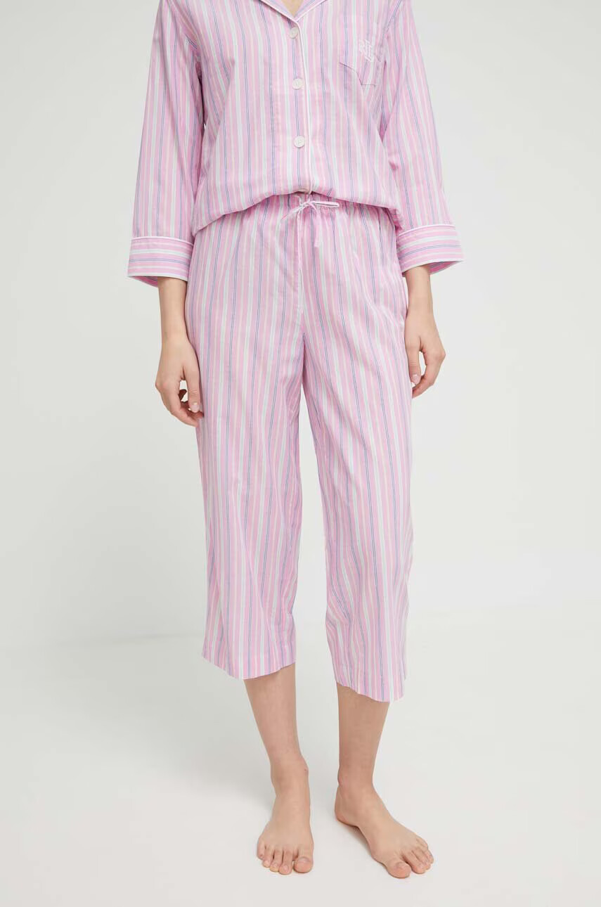 Lauren Ralph Lauren Пижама дамска в розово - Pepit.bg