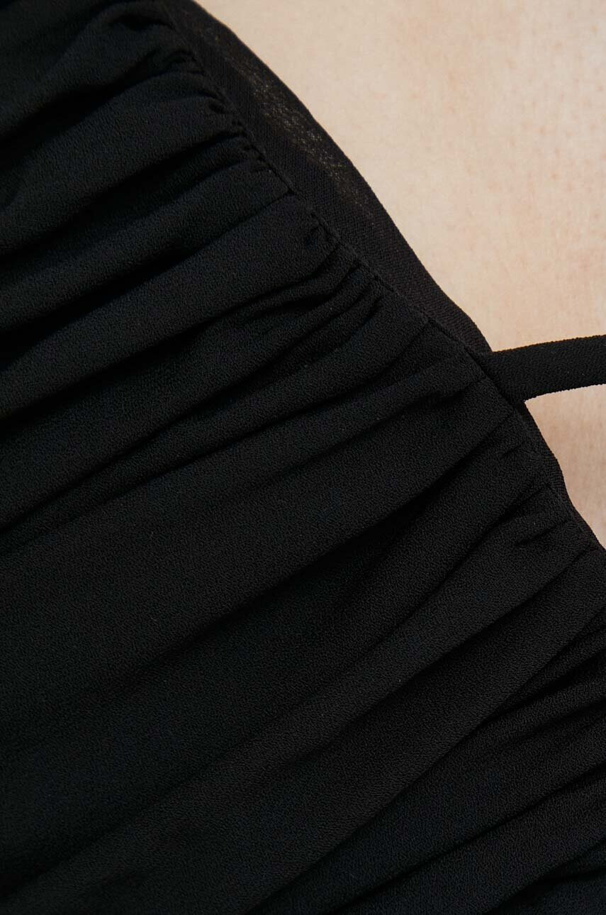Lauren Ralph Lauren Рокля в черно среднодълъг модел разкроен модел - Pepit.bg