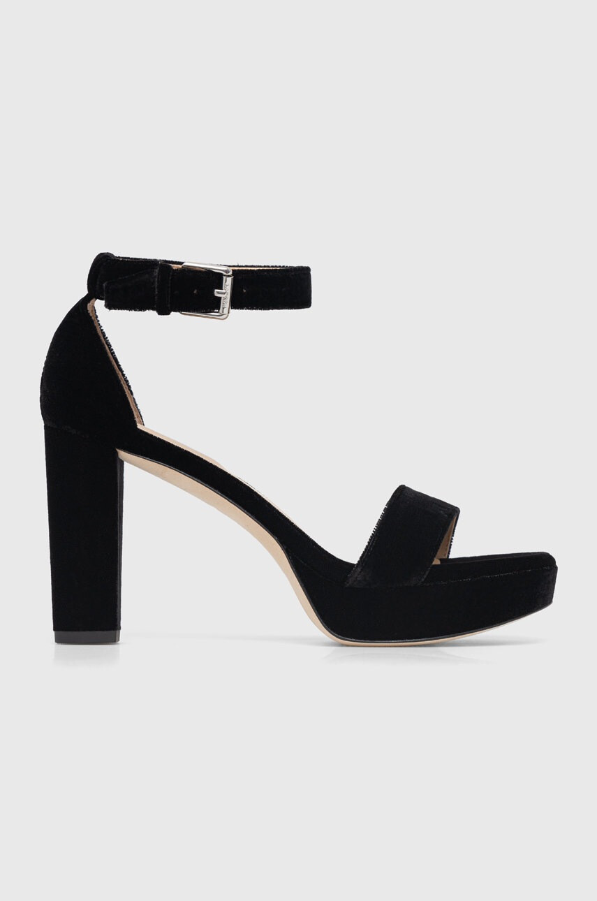Lauren Ralph Lauren Сандали Velvet Sylvia в черно 802875279001 - Pepit.bg