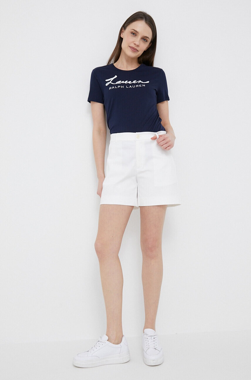 Lauren Ralph Lauren Тениска в тъмносиньо - Pepit.bg
