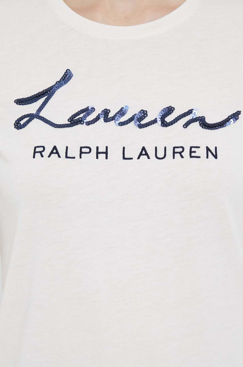 Lauren Ralph Lauren Тениска в бежово - Pepit.bg